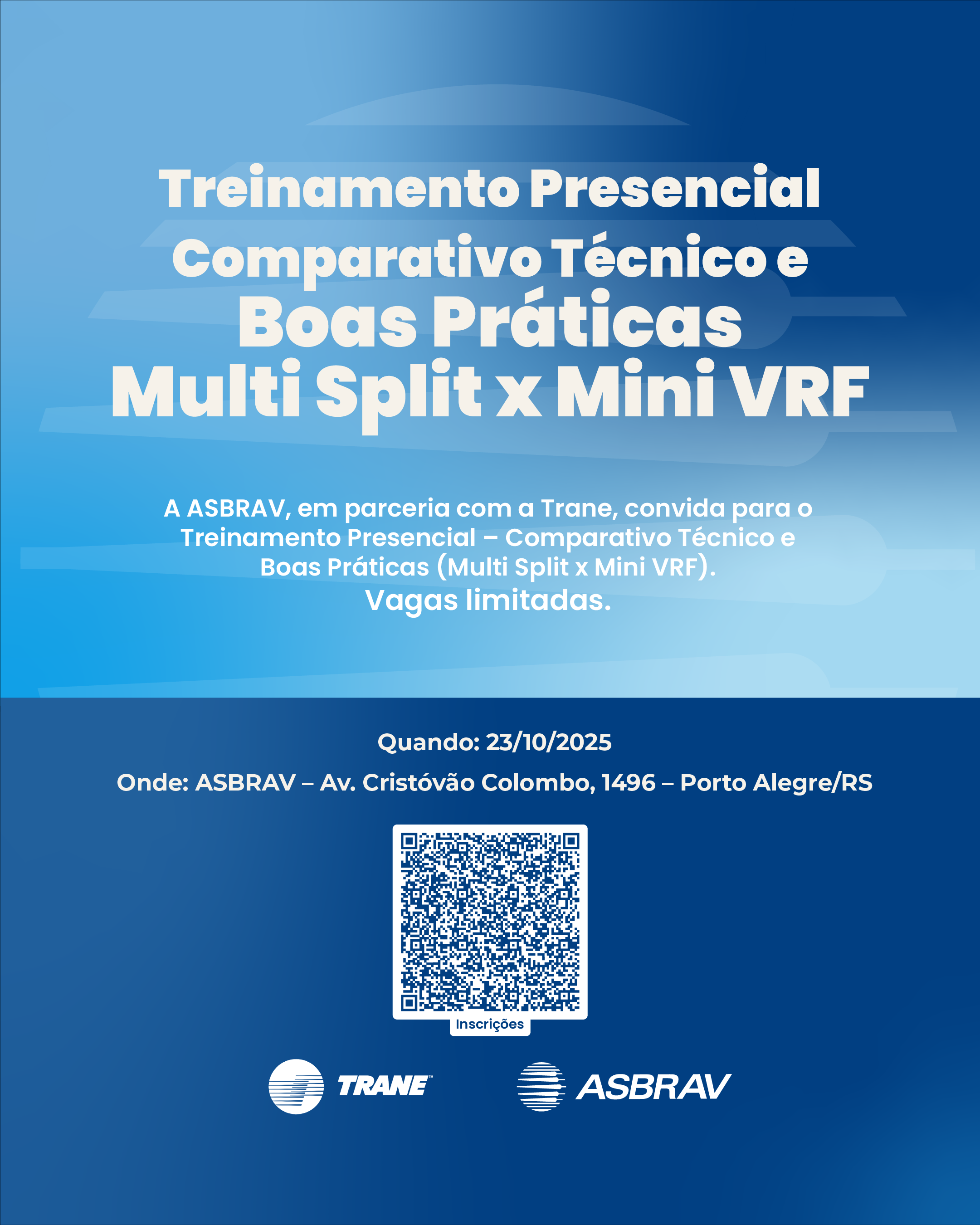 Treinamento Presencial Comparativo Técnico e B o a s Práticas Multi Split x Mini VRF Treinamento Presencial Comparativo Técnico e B o a s Práticas Multi Split x Mini VRF
